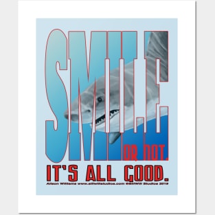 Smiley the Shark Posters and Art